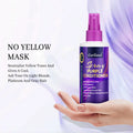 💜 Spray Démêlant Violet – Neutralise les Reflets Jaunes & Sublime les Cheveux Blonds et Gris