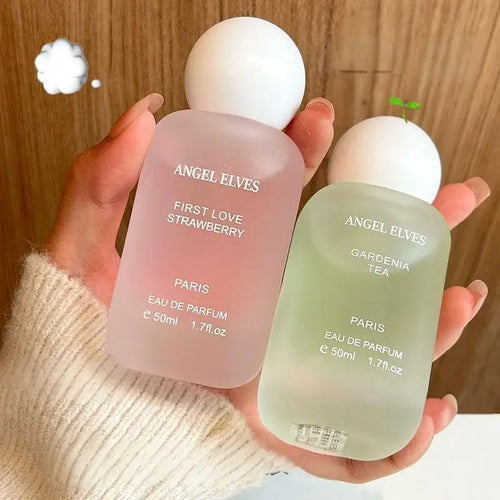 💎 First Love – Parfum Femme Luxe Fraise, Gardénia & Thé | Fraîcheur Florale Longue Tenue
